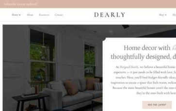 Dearly (screenshot desktop)