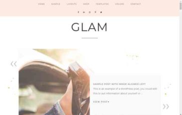 Glam (screenshot desktop)