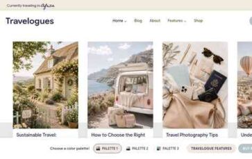 Travelogues (screenshot desktop)