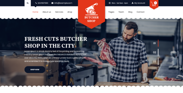 Butcher Meatshop Pro (Revolution WP)