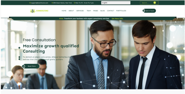 Consultancy Services Pro (Revolution WP)
