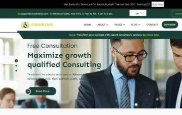 Consultancy Services Pro (screenshot desktop)