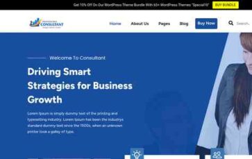 Corporate Consultancy Pro (screenshot desktop)