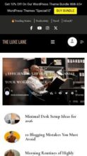 Journal Stories Pro (screenshot mobile)