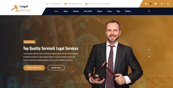 Legal Services Firm Pro (Revolution WP)