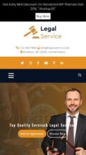 Screenshot Mobile Legal Services Firm Pro (screenshot mobile)
