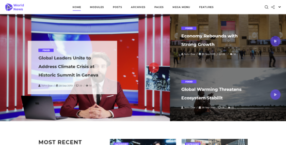 News Current Affair Pro (Revolution WP)