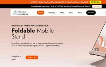 Phone Accessories Store Pro (screenshot desktop)