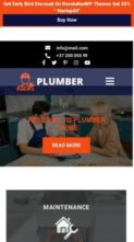 Plumbing Services Pro (screenshot mobile)