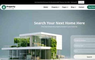Screenshot Desktop Rental Estate Realtor Pro (screenshot desktop)