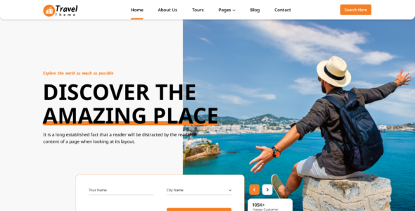Travel Tourist Pro (Revolution WP)