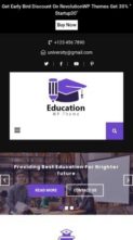 University Institute Pro (screenshot mobile)