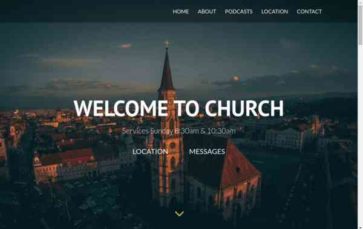 Screenshot Desktop Simple Church (screenshot desktop)