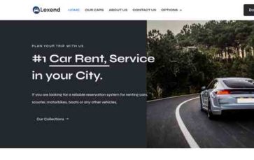 Screenshot Desktop Lexend Car Rental (screenshot desktop)