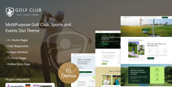 Rise Golf Club (RiseThemes)