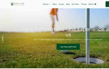 Rise Golf Club (screenshot desktop)