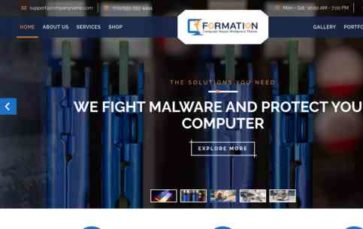 Formation Pro (Rising Themes) (screenshot desktop)