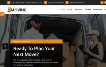 Moving Pro (Rising Themes) (screenshot desktop)