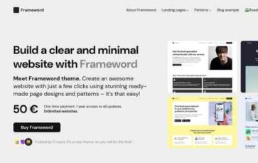 Frameword Pro (screenshot desktop)
