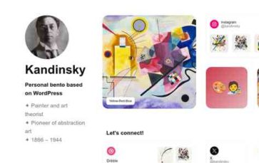 Kandinsky Bento (screenshot desktop)