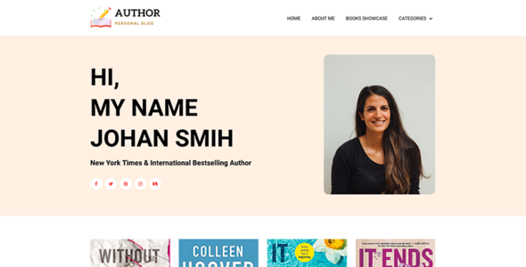 Author Personal Blog (RS WP Themes)
