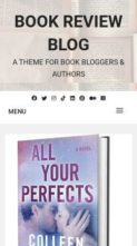 Book Review Blog (screenshot mobile)