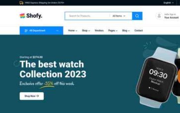 Shofy (RS WP Themes) (screenshot desktop)