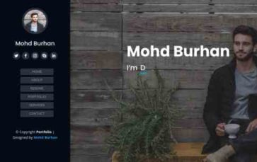 Portfolio (Saifullah Nadwi) (screenshot desktop)