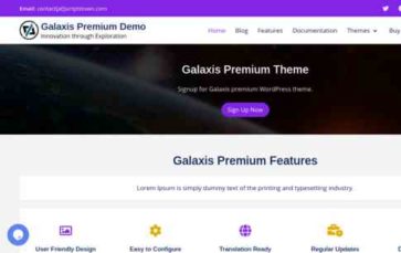 Screenshot Desktop Galaxis Premium (screenshot desktop)