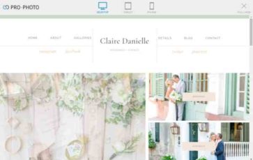 Screenshot Desktop Claire (Seaside Creative) - (screenshot desktop)