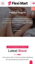 Flexi Mart (screenshot mobile)