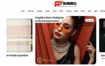 Bliss BlogBell (screenshot desktop)