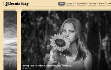 Iconic Blog (screenshot desktop)