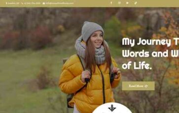 Jolity Blog Pro (screenshot desktop)