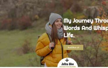 Jolity Blog (screenshot desktop)