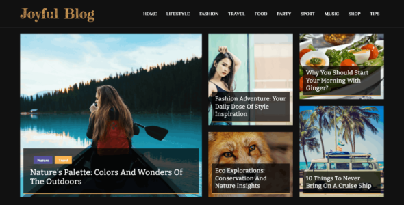 Joyful Blog (Sensational Theme)
