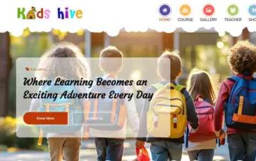 Kids Hive (screenshot desktop)