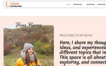 Liora (Sensational Theme) - (screenshot desktop)