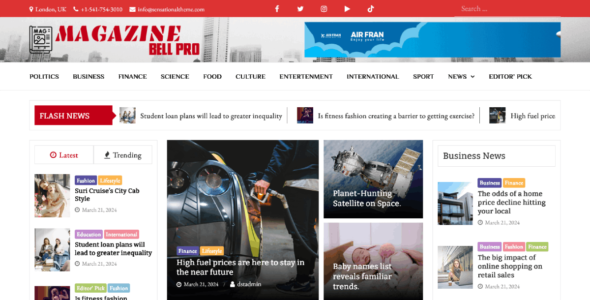 Magazine Bell Pro (Sensational Theme)