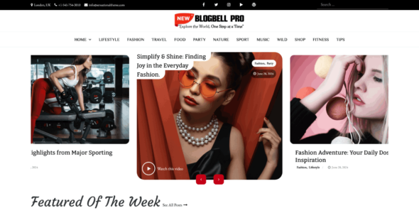 New BlogBell (Sensational Theme)