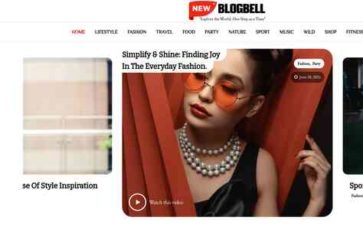 New BlogBell (screenshot desktop)