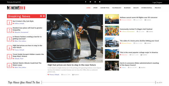Newsix Pro (Sensational Theme)