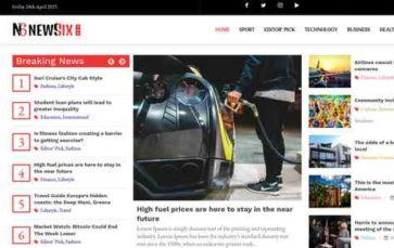 Newsix Pro (screenshot desktop)