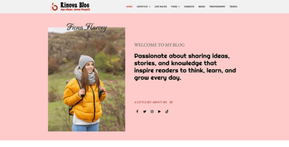 Rinova Blog (Sensational Theme)