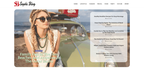 Sofi Blog (Sensational Theme)