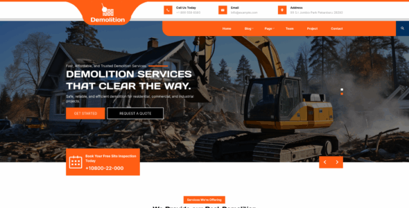 Demolition Services Pro (SEO Themes Expert)