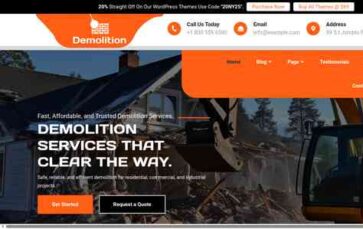Demolition Services Pro (screenshot desktop)