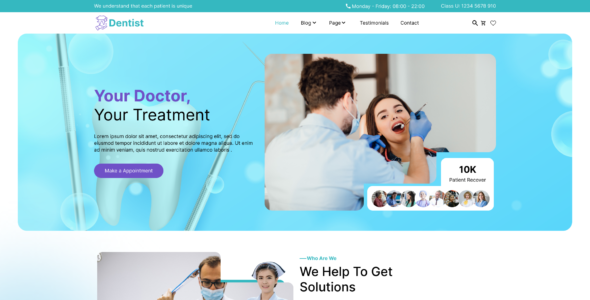 Expert Dental Specialist Pro (SEO Themes Expert)