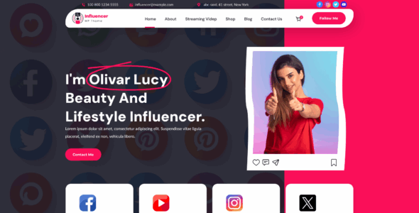 Expert Influencer Agency Pro (SEO Themes Expert)
