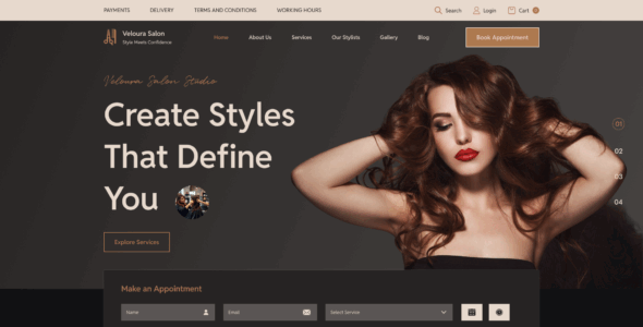 Hair Dresser And Salon Pro (SEO Themes Expert)